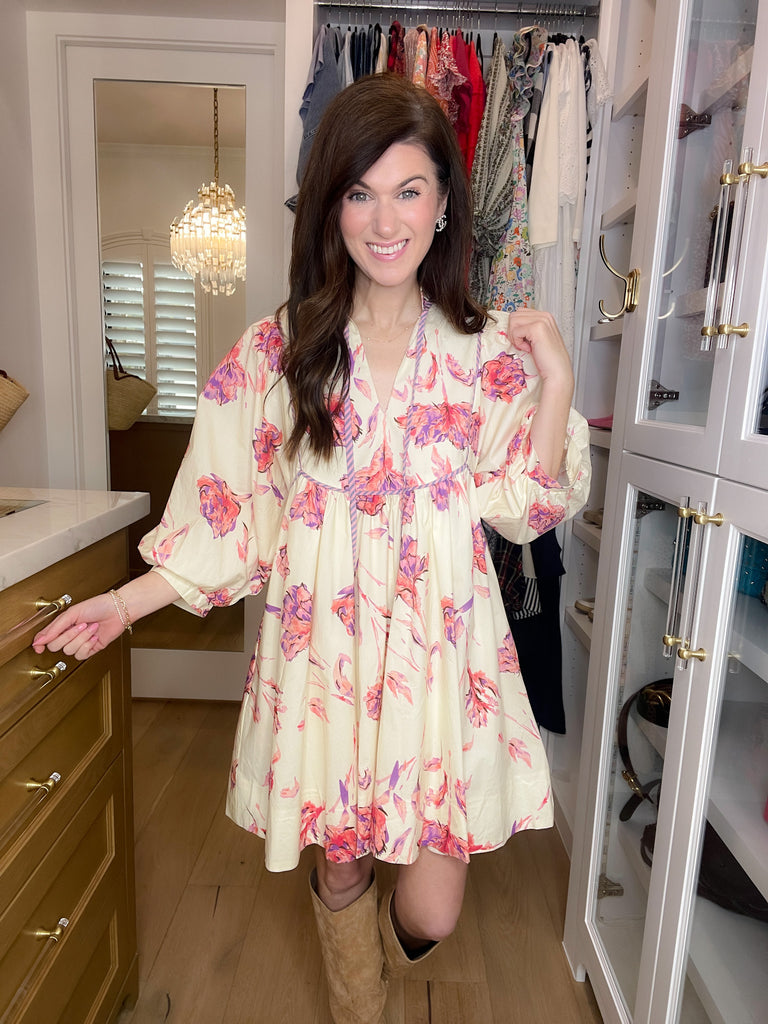 Countryside Charm Floral Dress