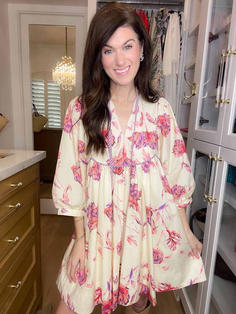 Countryside Charm Floral Dress