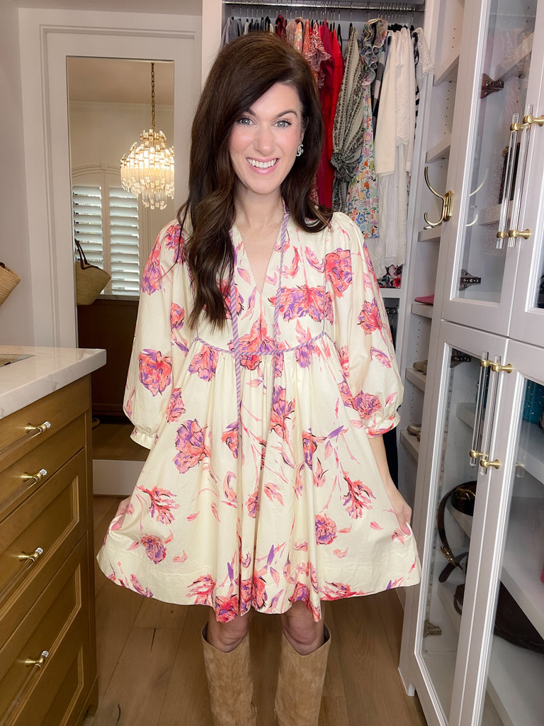 Countryside Charm Floral Dress