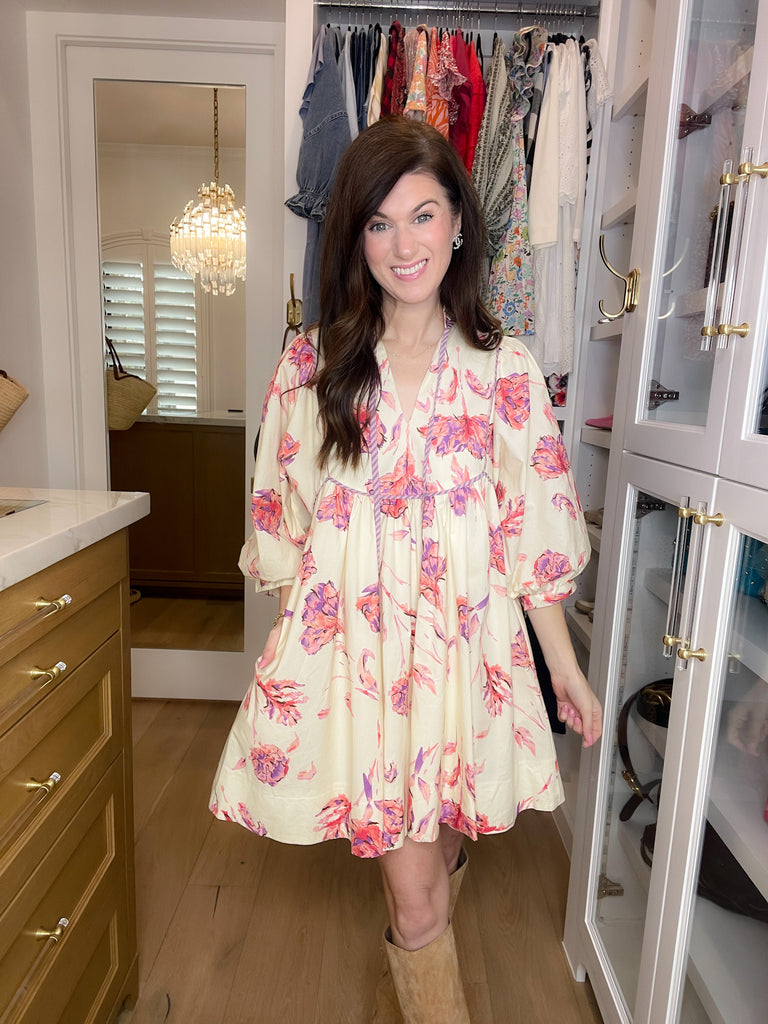 Countryside Charm Floral Dress