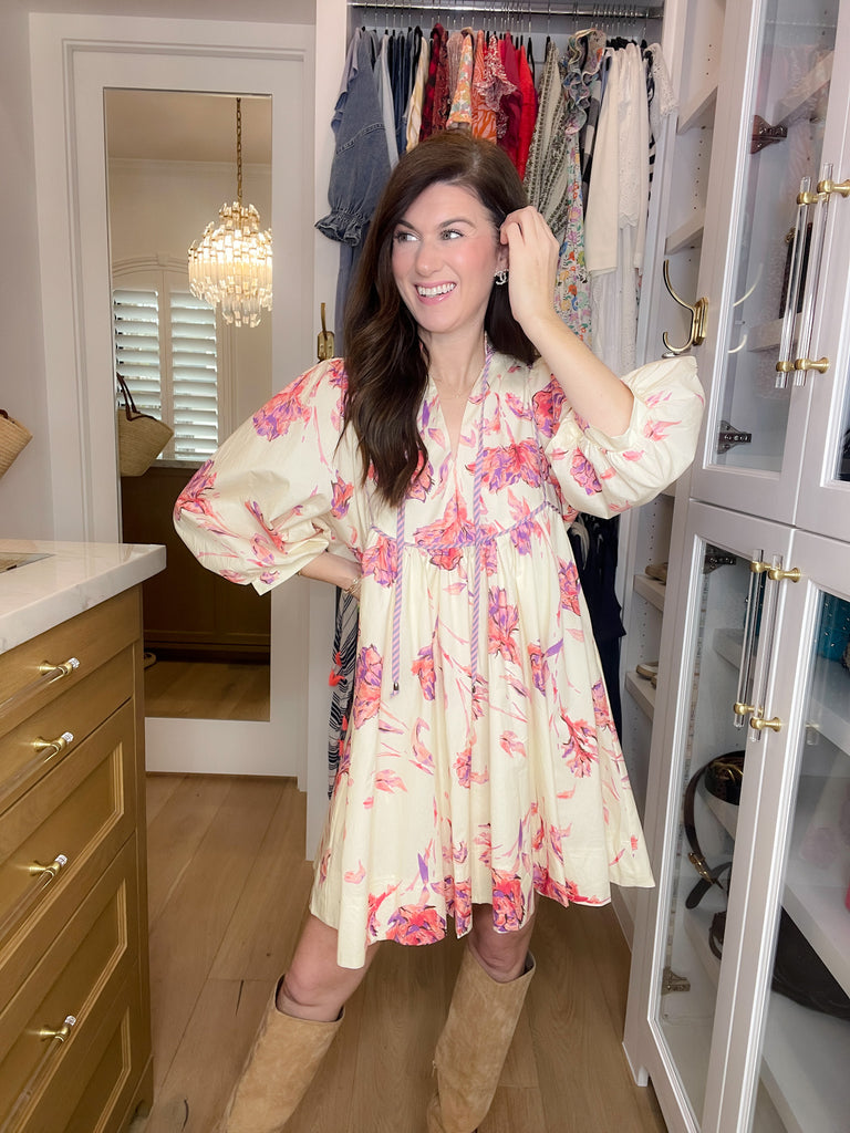 Countryside Charm Floral Dress