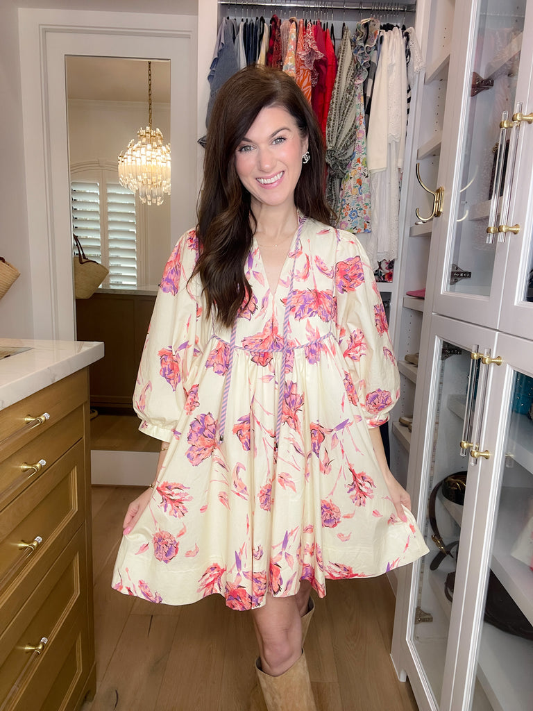 Countryside Charm Floral Dress