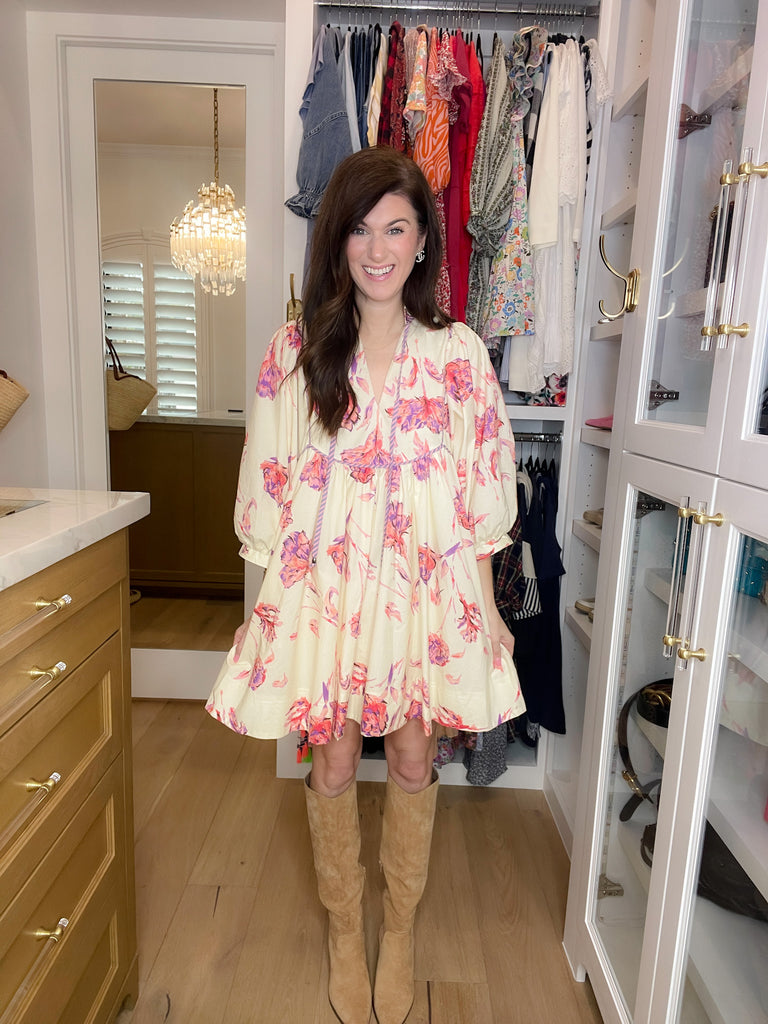Countryside Charm Floral Dress