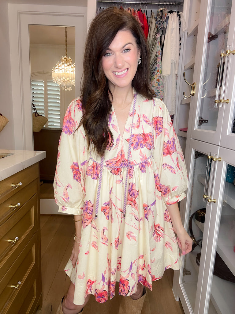 Countryside Charm Floral Dress