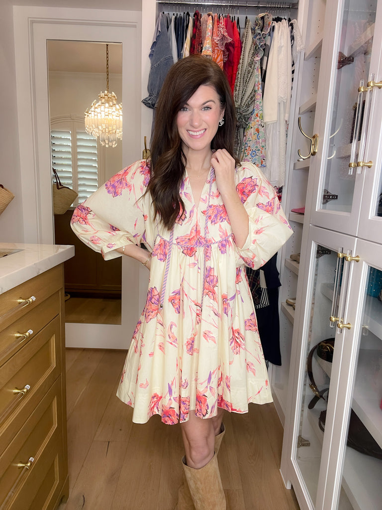 Countryside Charm Floral Dress