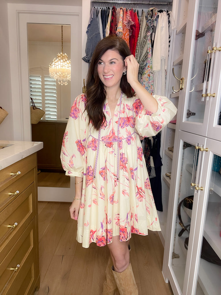 Countryside Charm Floral Dress
