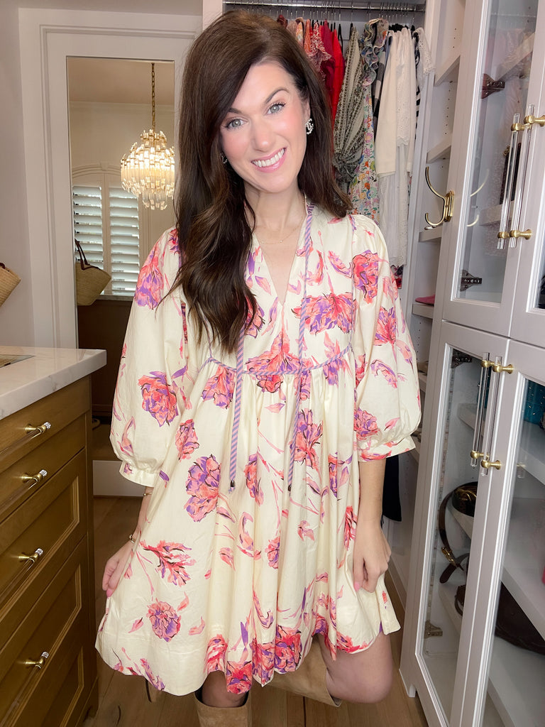 Countryside Charm Floral Dress