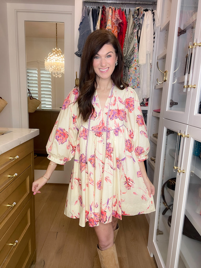 Countryside Charm Floral Dress