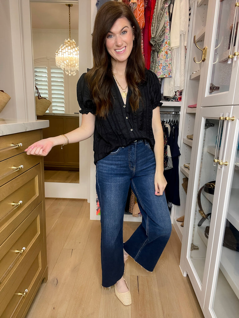 Lovervet Laurel Wide Leg Tummy Control Jeans