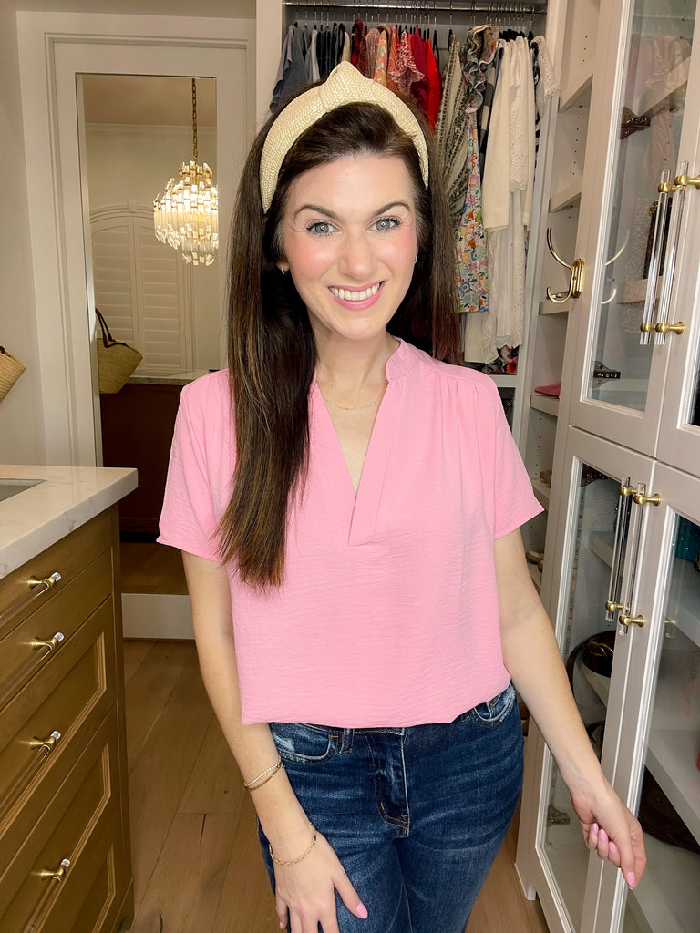 Do Me A Solid Top in Soft Pink or Aloe