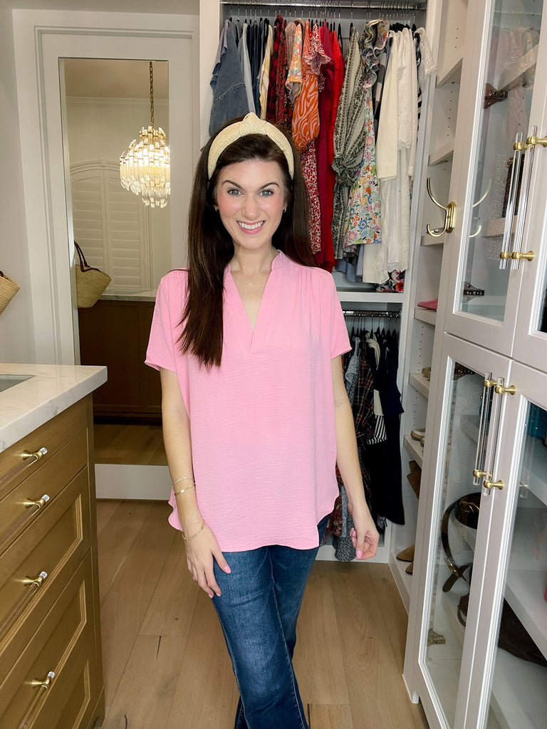 Do Me A Solid Top in Soft Pink or Aloe