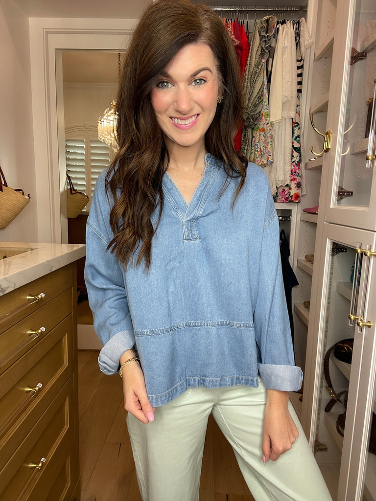 Blue Ridge Denim Top