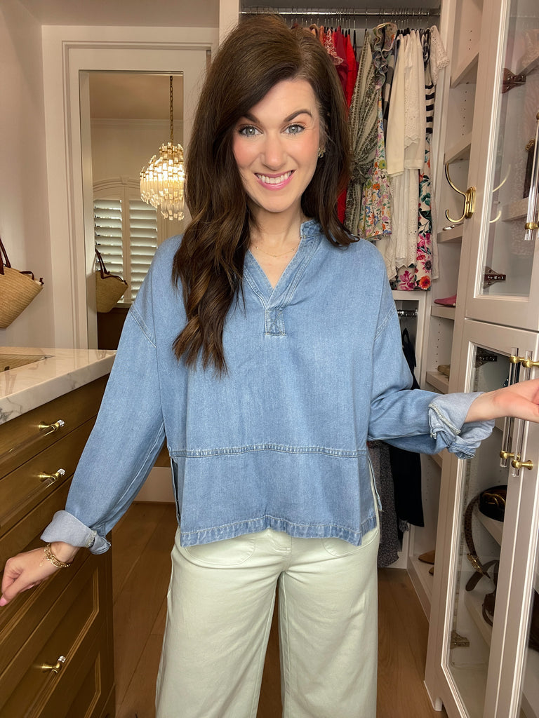 Blue Ridge Denim Top