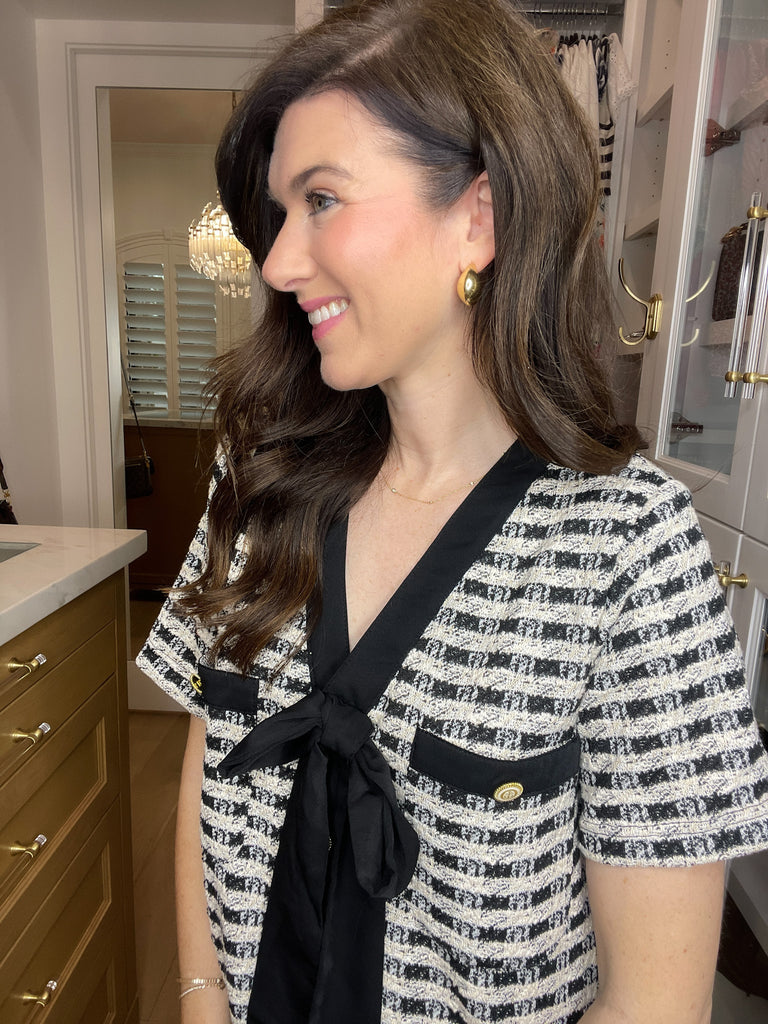 Gold Dipped Wide Rounded Hoop Earrings *Final Sale*