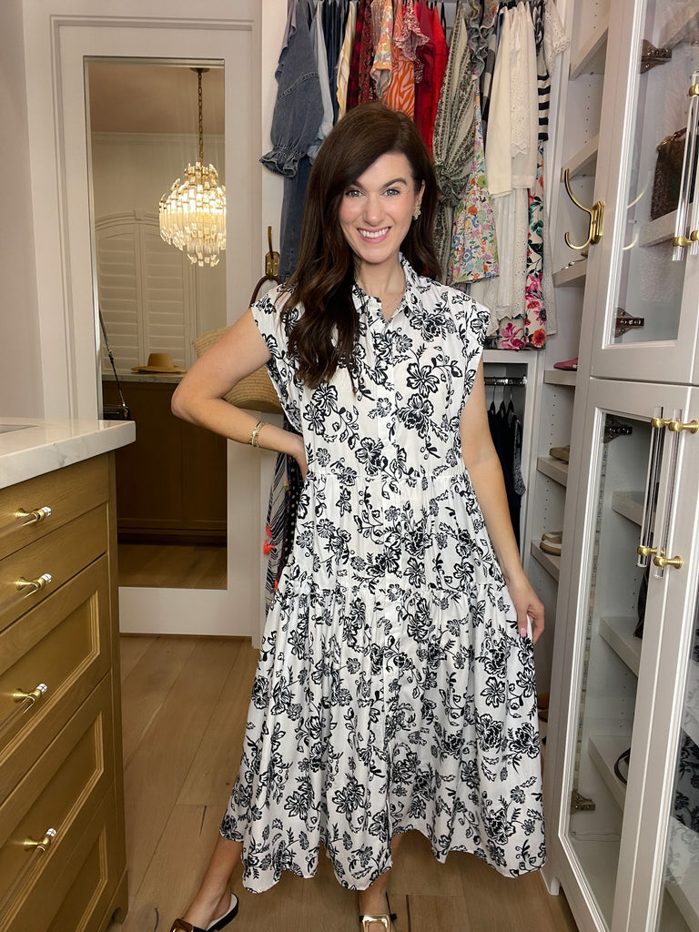 Botanical Muse Midi Dress