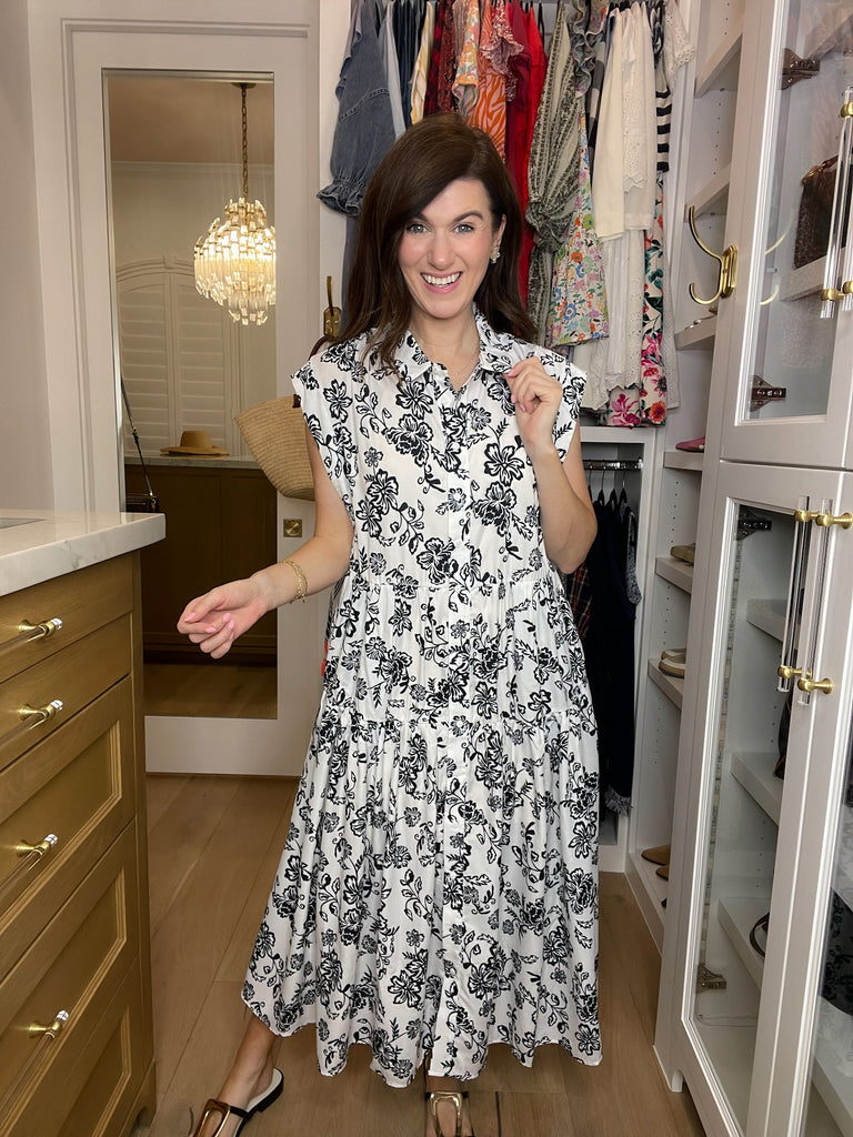 Botanical Muse Midi Dress