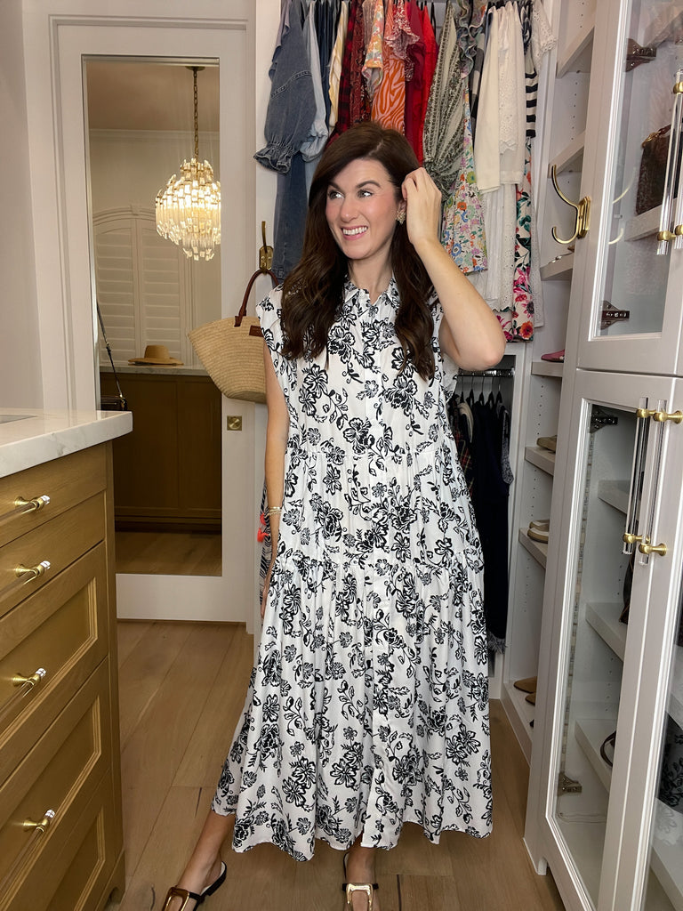 Botanical Muse Midi Dress