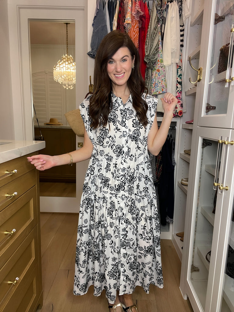 Botanical Muse Midi Dress