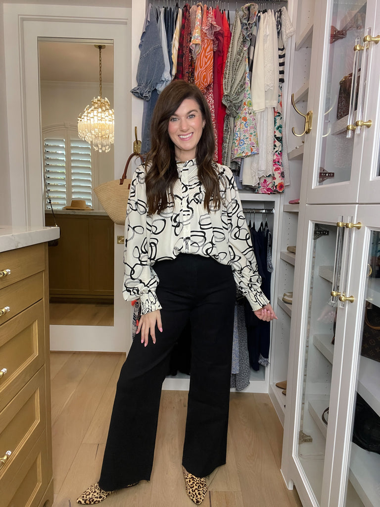 Abstract Ideas Top in White