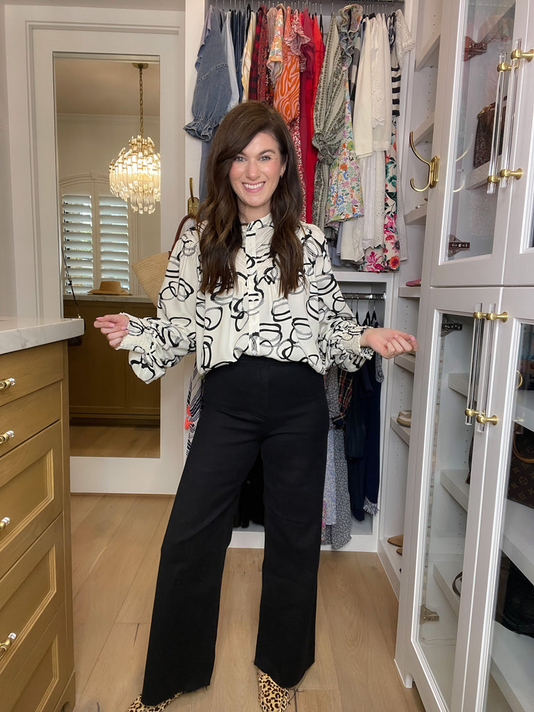 Common Ground Wide Leg Jeans in Black