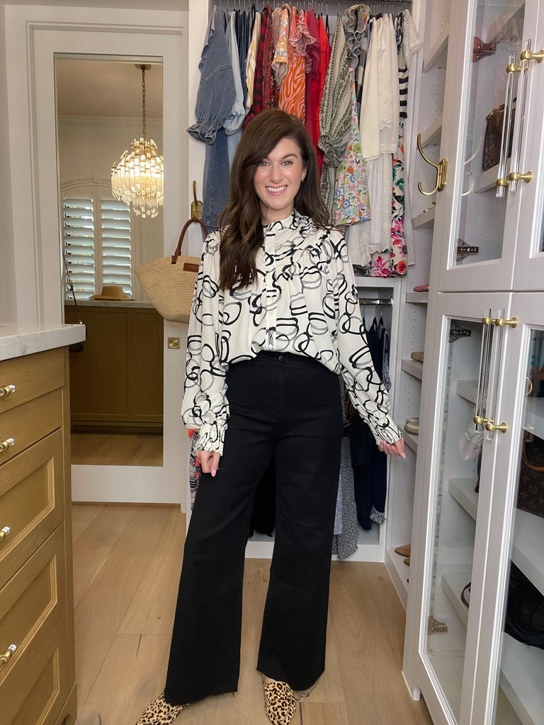 Common Ground Wide Leg Jeans in Black