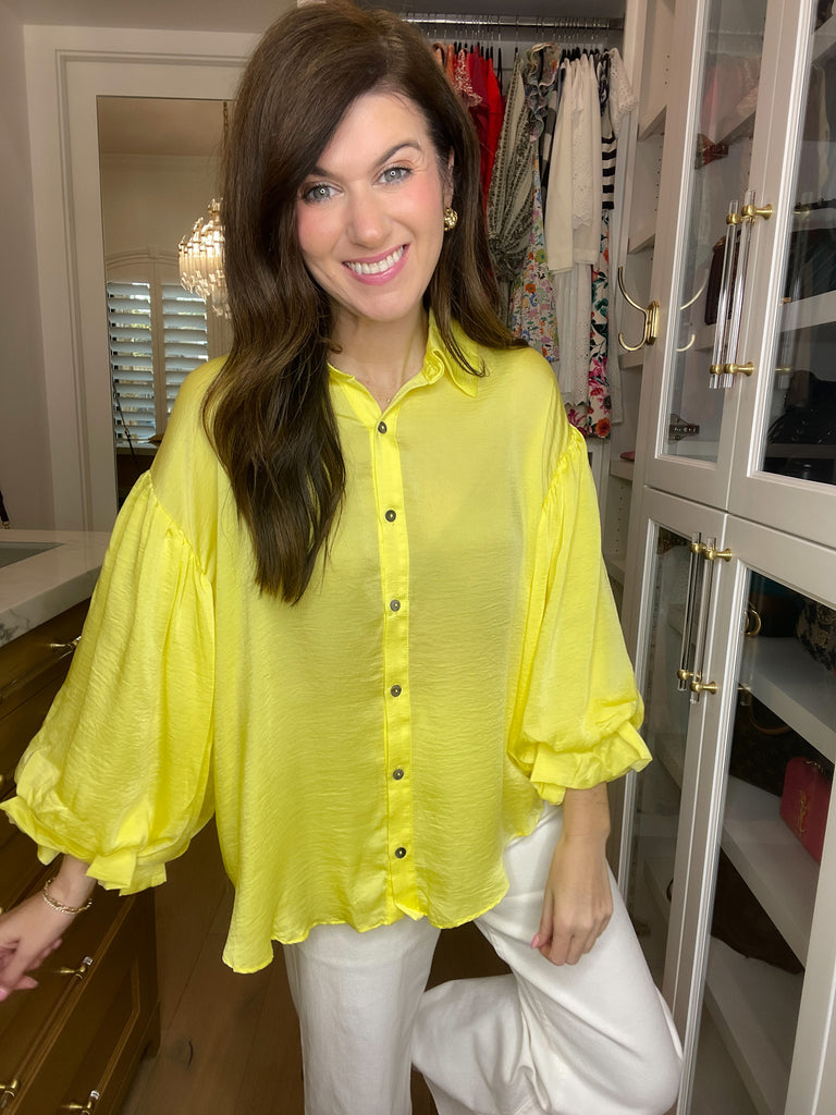 Little Miss Sunshine Button Down