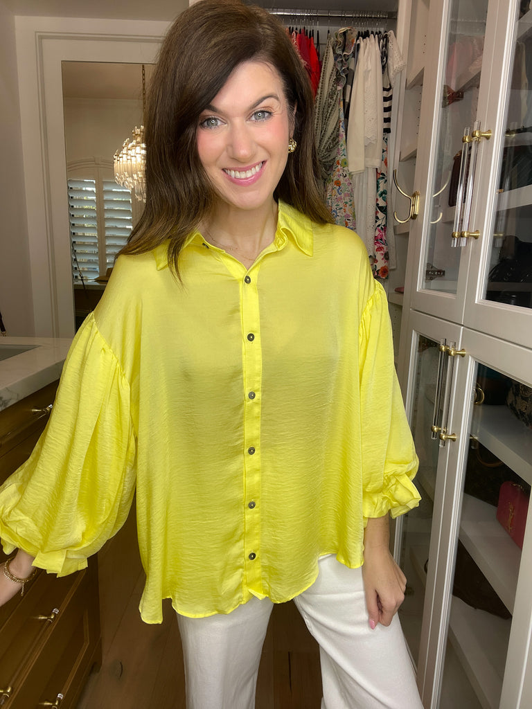 Little Miss Sunshine Button Down