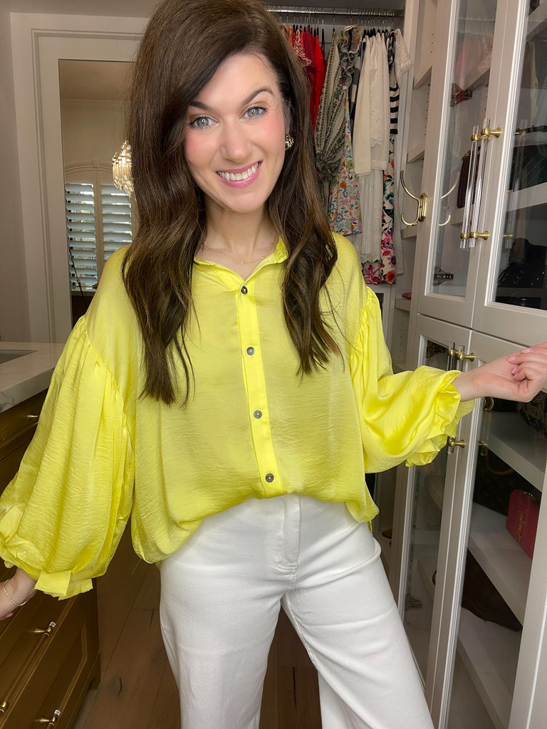 Little Miss Sunshine Button Down