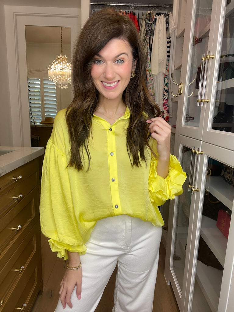 Little Miss Sunshine Button Down