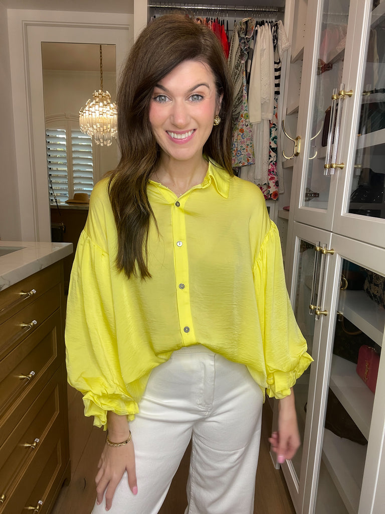 Little Miss Sunshine Button Down