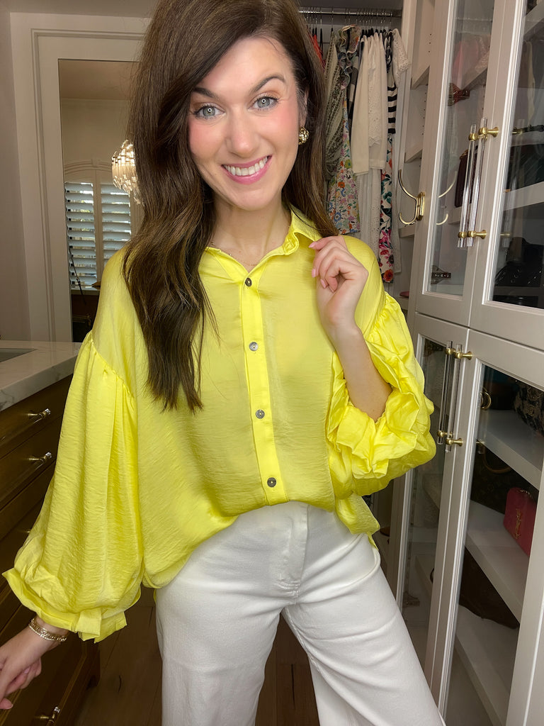 Little Miss Sunshine Button Down