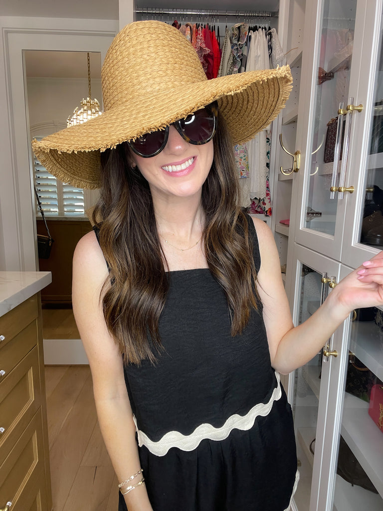 No Shade Straw Hat *Final Sale*