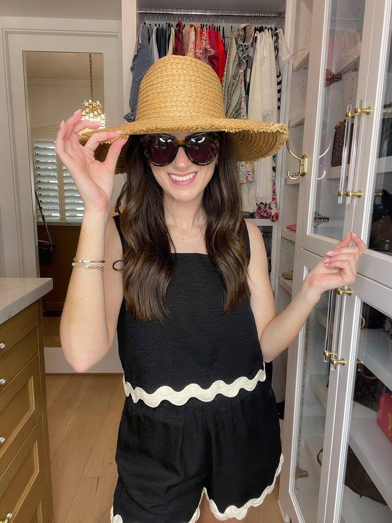 No Shade Straw Hat *Final Sale*