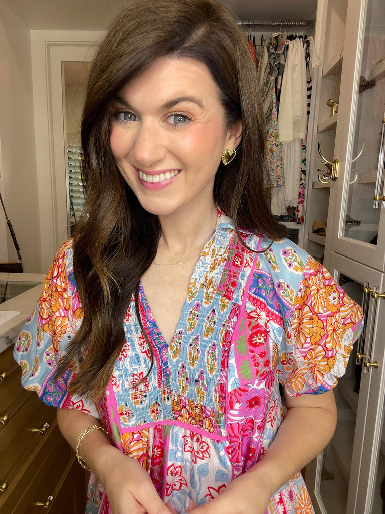 Beaded Heart Earrings in Gold or Silver *Final Sale*