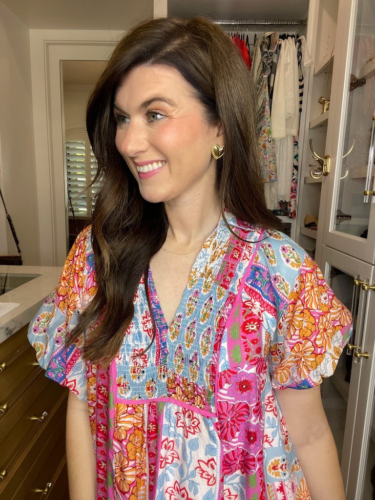 Beaded Heart Earrings in Gold or Silver *Final Sale*