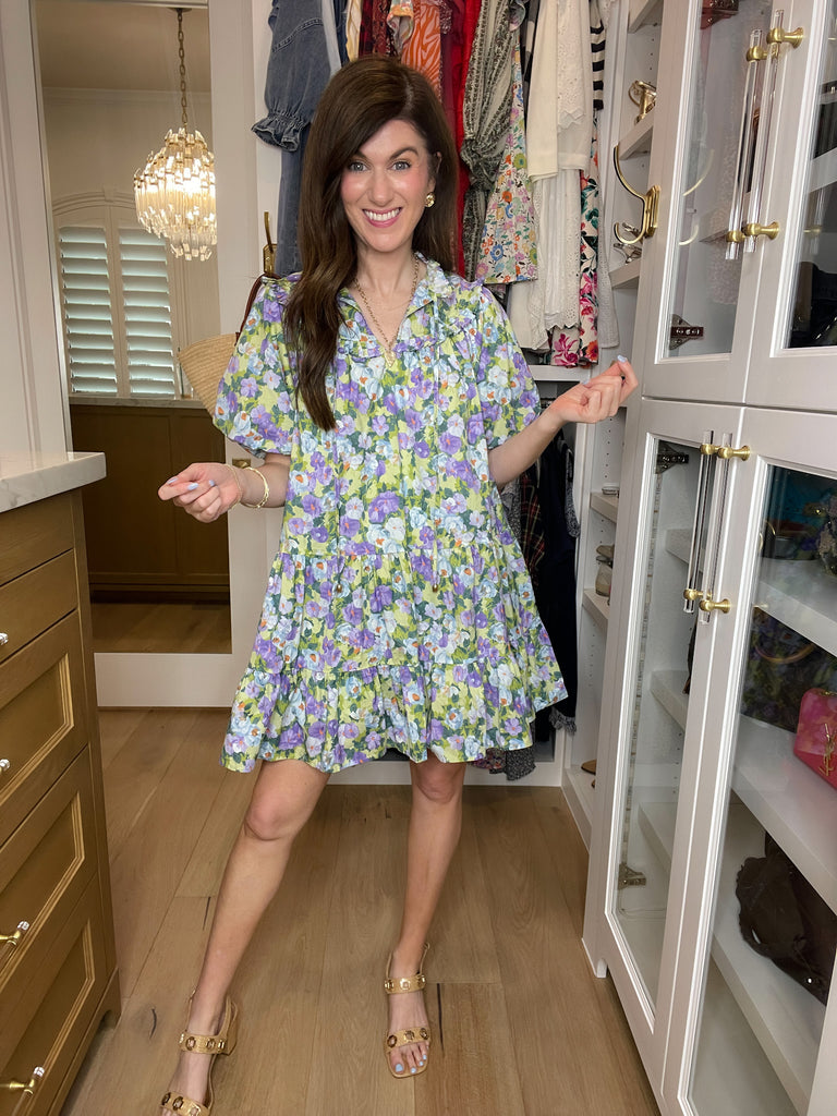 Wildflower Whimsy Dress in Lavender