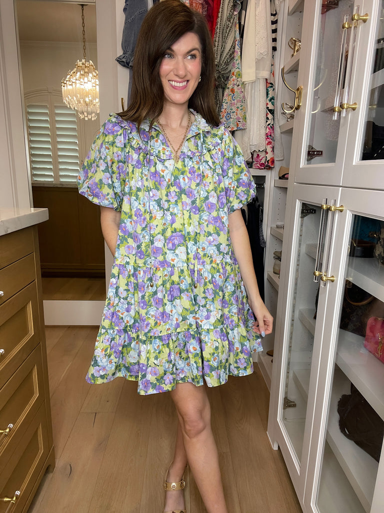 Wildflower Whimsy Dress in Lavender