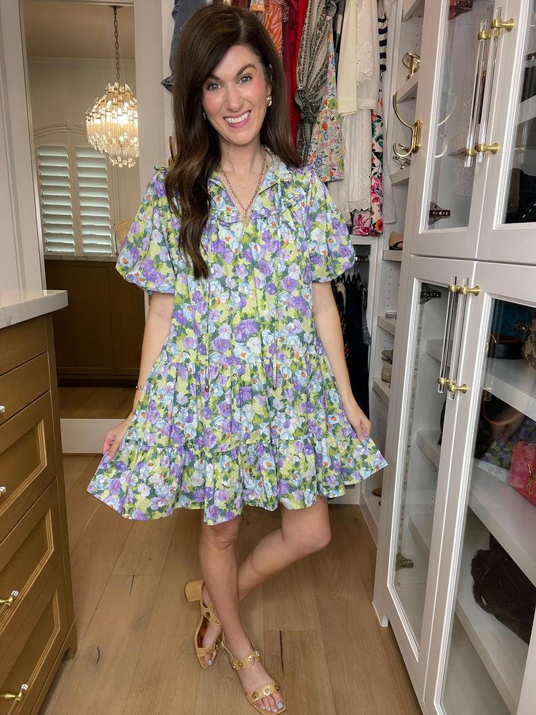Wildflower Whimsy Dress in Lavender