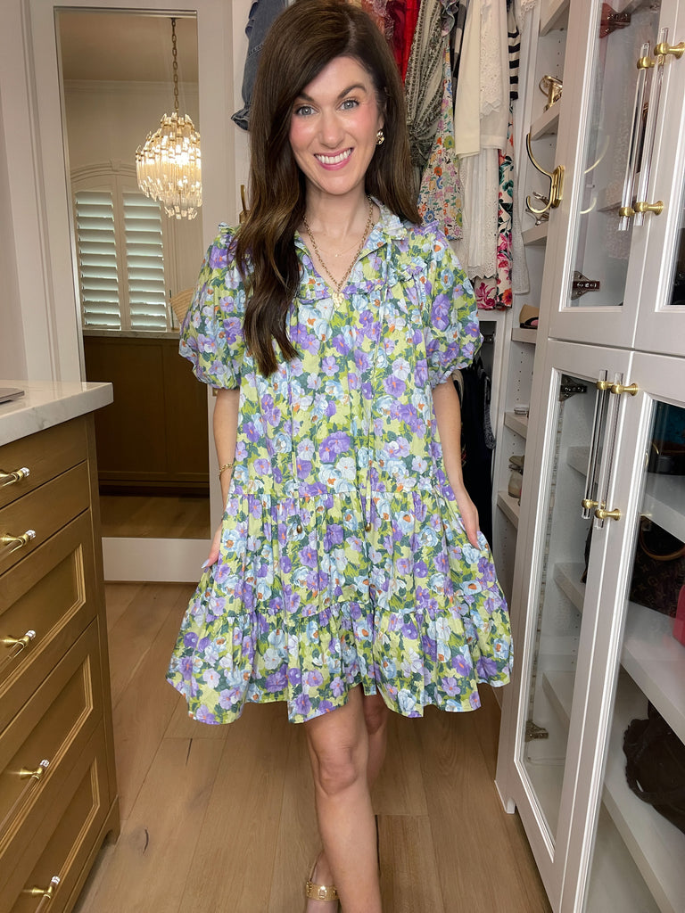 Wildflower Whimsy Dress in Lavender
