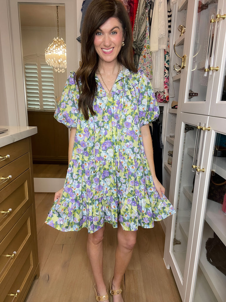 Wildflower Whimsy Dress in Lavender
