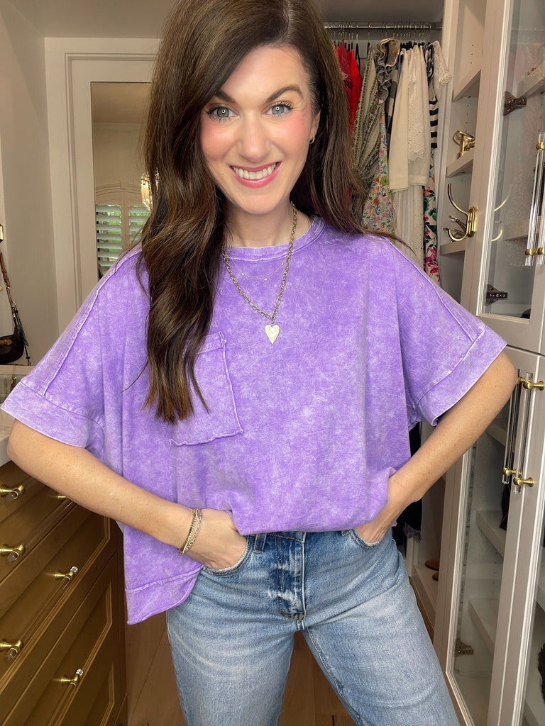 *BELLES & DOORBUSTER* Summer Spice Mineral Washed Tees *Final Sale*