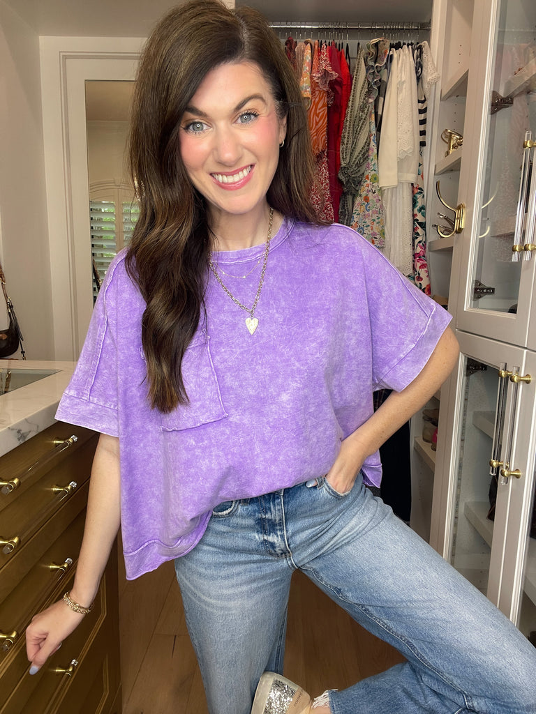 *BELLES & DOORBUSTER* Summer Spice Mineral Washed Tees *Final Sale*