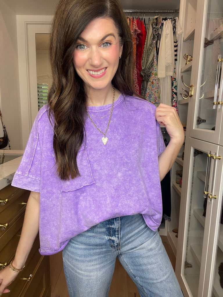 *BELLES & DOORBUSTER* Summer Spice Mineral Washed Tees *Final Sale*