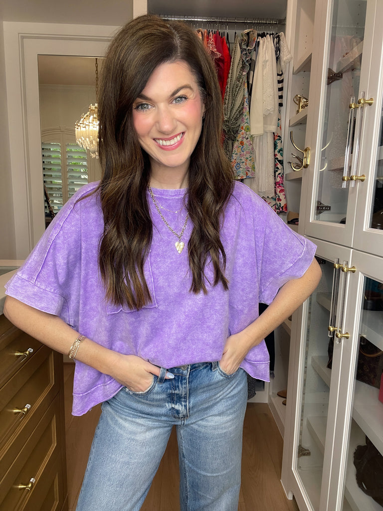 *BELLES & DOORBUSTER* Summer Spice Mineral Washed Tees *Final Sale*