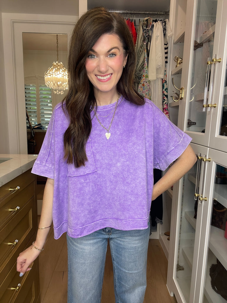 *BELLES & DOORBUSTER* Summer Spice Mineral Washed Tees *Final Sale*