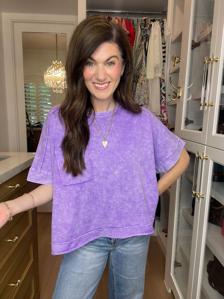 *BELLES & DOORBUSTER* Summer Spice Mineral Washed Tees *Final Sale*