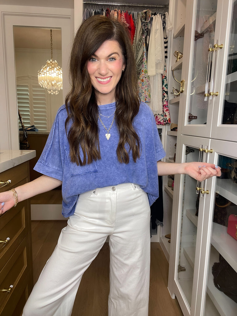 *BELLES & DOORBUSTER* Summer Spice Mineral Washed Tees *Final Sale*