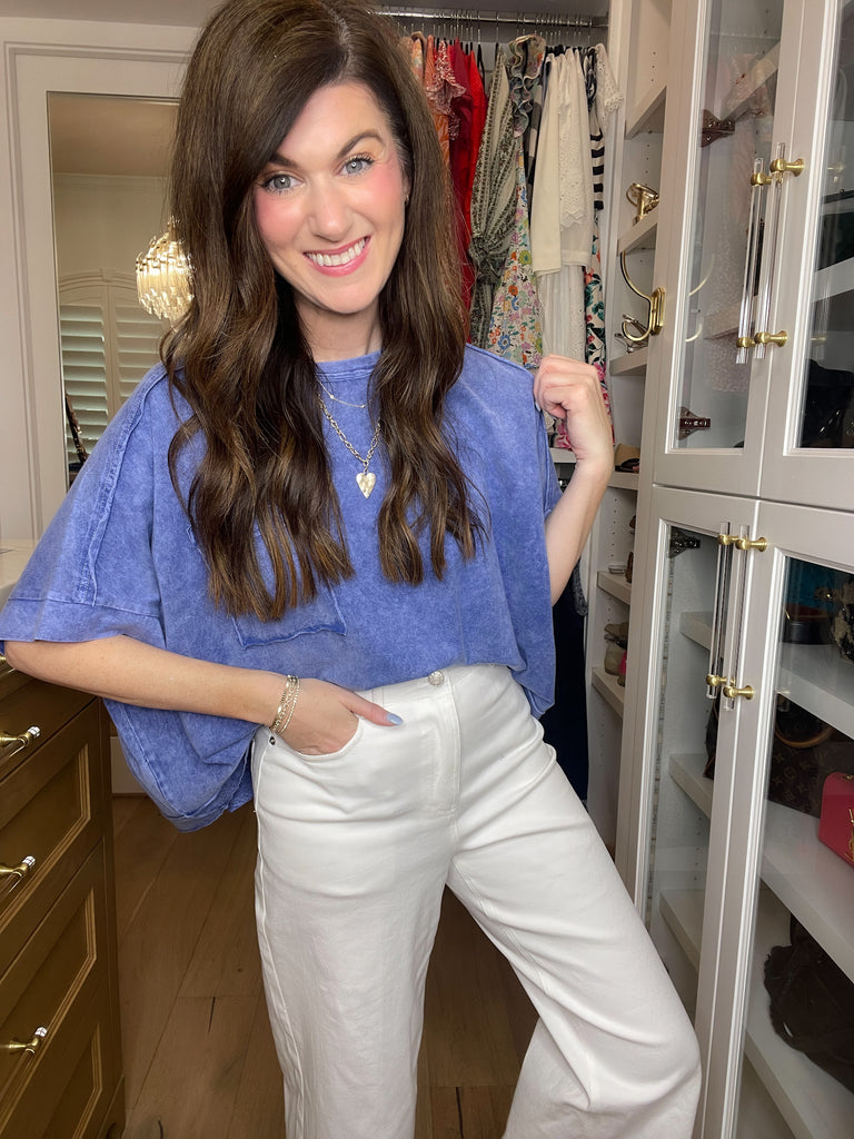 *BELLES & DOORBUSTER* Summer Spice Mineral Washed Tees *Final Sale*