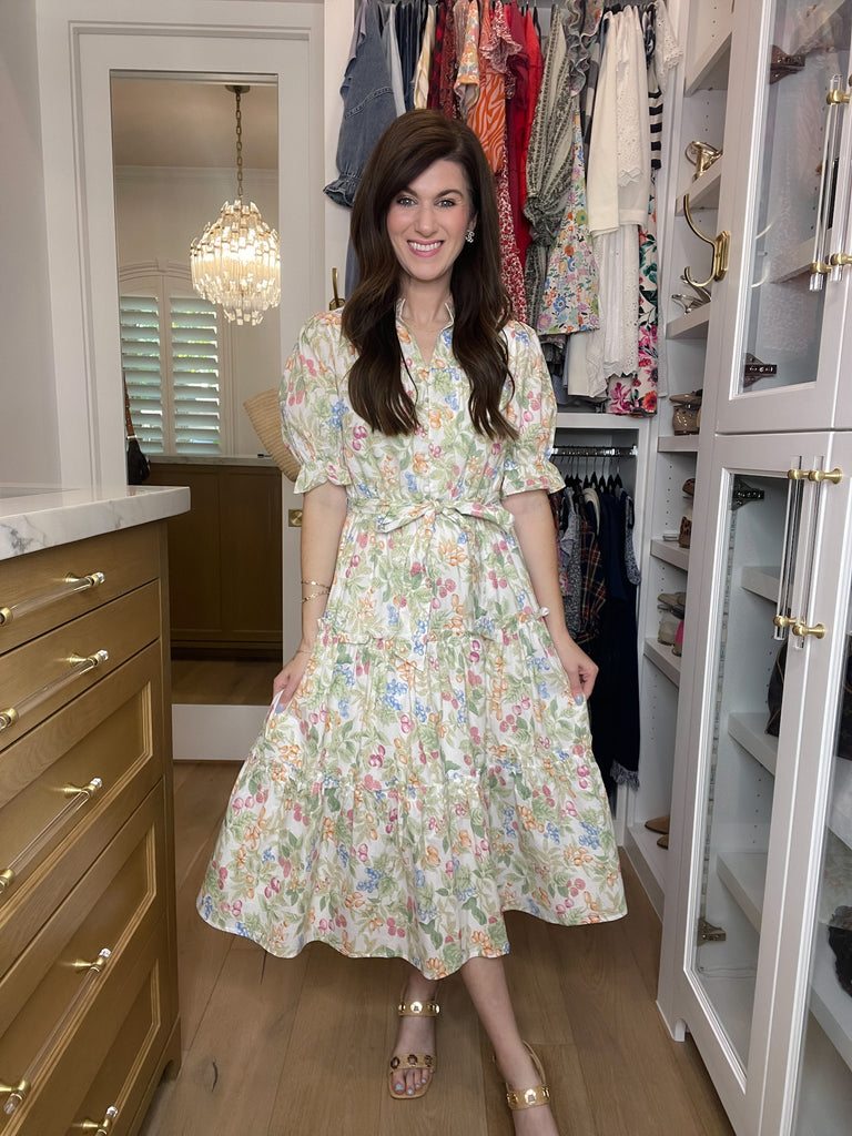 Fate Summer Sweetness Tiered Midi Dress