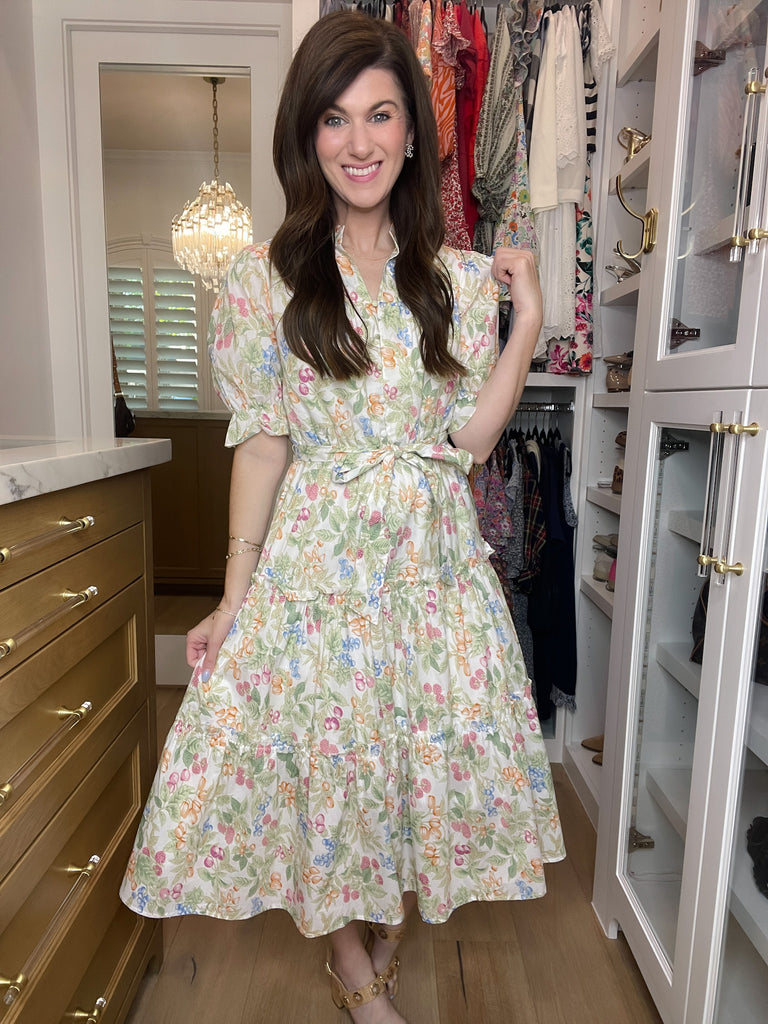 Fate Summer Sweetness Tiered Midi Dress